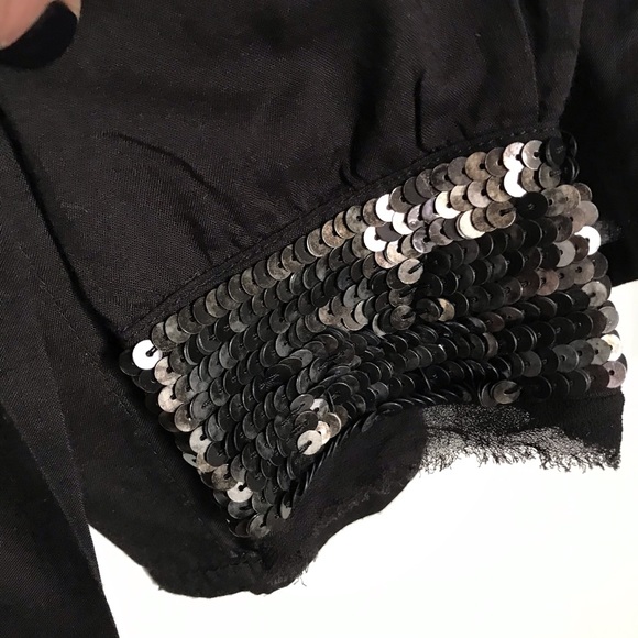 DIESEL SEQUINNED COLLAR AND CUFF SHIRT - Picture 4 of 8